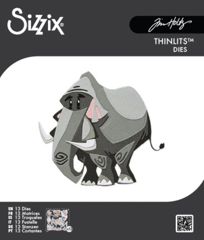 Thinlits Mini Colorize Die Clarence (11pcs) by Tim Holtz