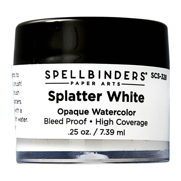 Splatter White Opaque Watercolor 0.25 oz 