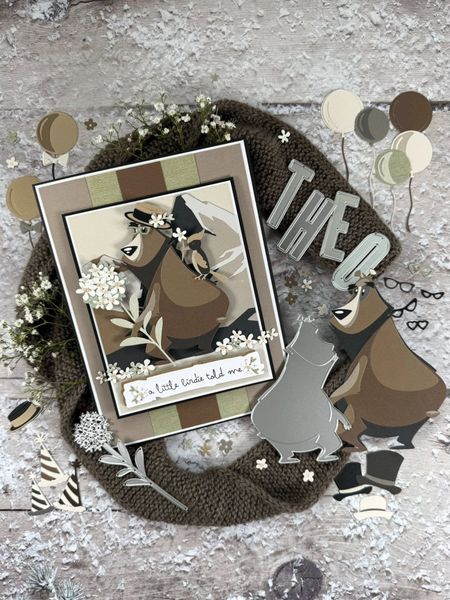 Thinlits Mini Colorize Die Theodore (8pcs) by Tim Holtz