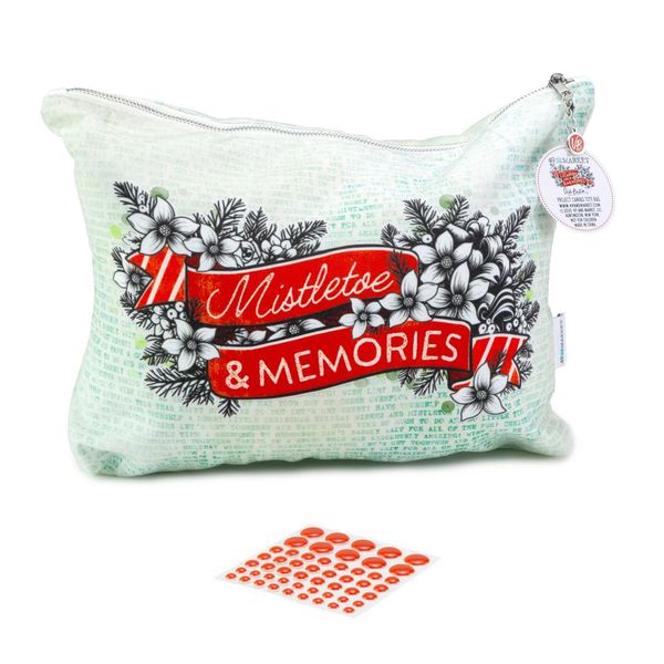 Mistletoe And Memories - Zippered Tote Bag 