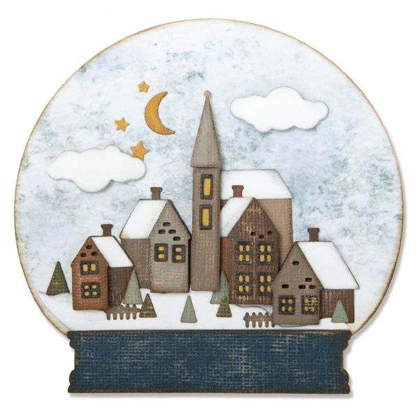 Thinlits Die by Tim Holtz Snowglobe #2 (26pcs)