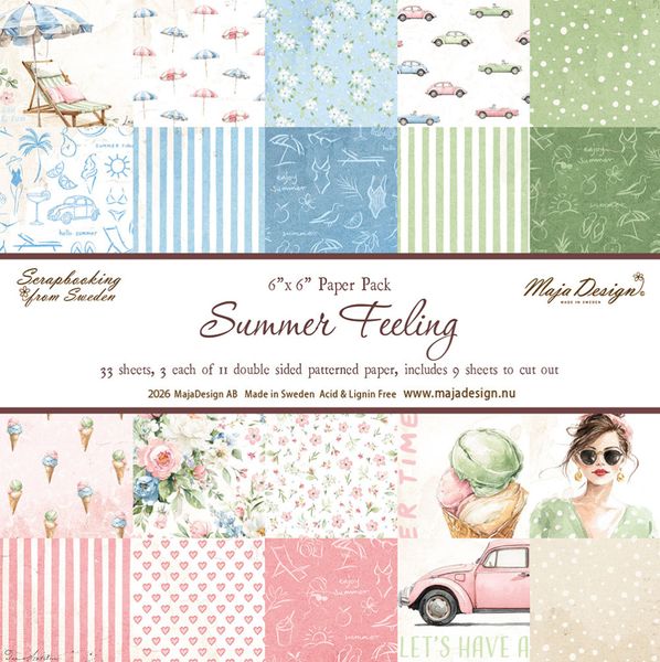Summer Feeling - 6x6" Paper pack
