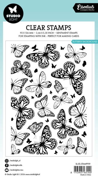 Butterfly Background Essentials Clear Stamps
