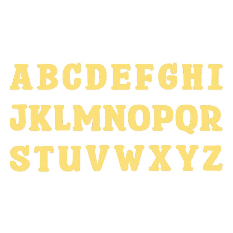 Thinlits Die Set Nora Alphabet (26pcs) by Eileen Hull 