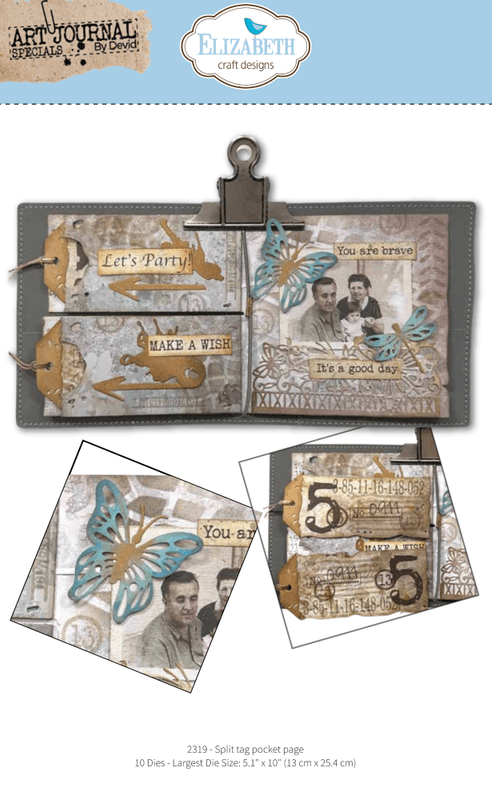 Hello You! Die Split Tag Pocket Page