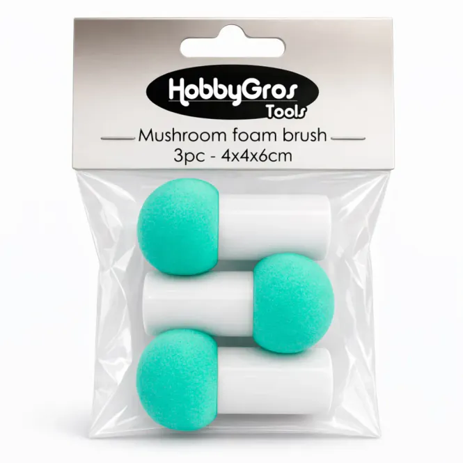 Hovedbilde Mushroom 4x4x6cm Foam Brushes ...