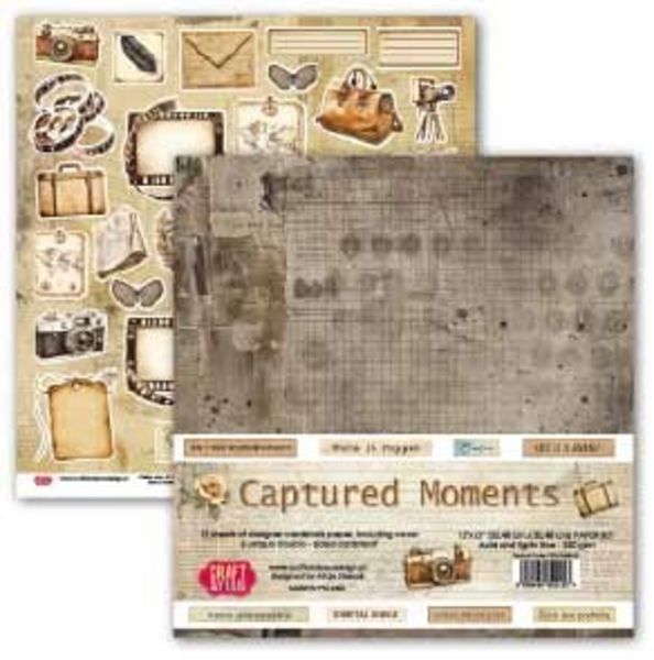 Captured Moments 12x12 Inch Paper Set 250gsm (12sheets) (CPS-CM30-12)