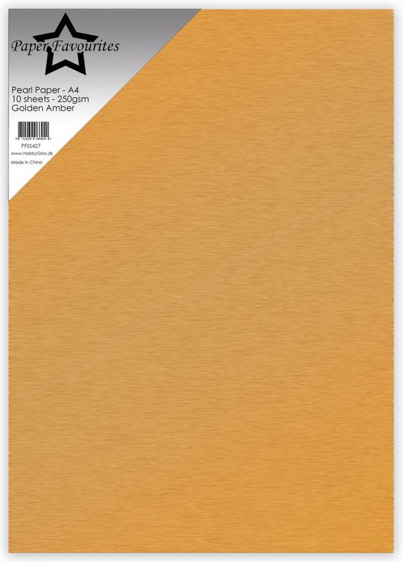 Pearl Paper A4 Golden Amber 250gsm (10pcs)