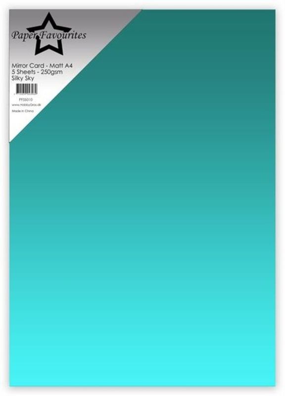 Mirror Card Matte A4 Silky Sky 250gsm (5pcs)