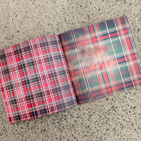 Tartan Textures 8x8 Inch Paper Book 