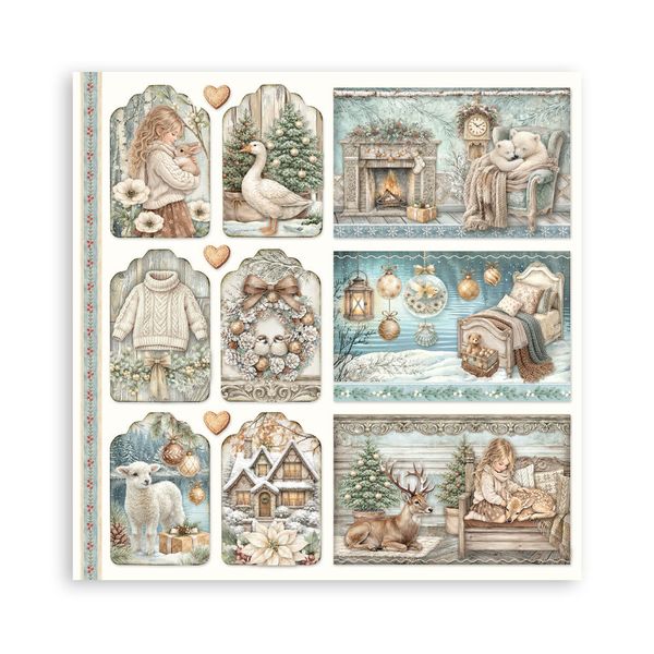White Christmas 12x12 Inch Paper Pack (Single Face) by Cristina Radovan