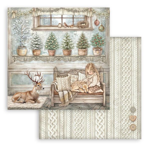 White Christmas 8x8 Inch Paper Pack by Cristina Radovan
