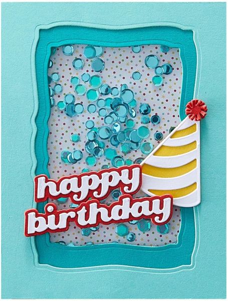Spellbinders Curved Rectangles Etched Dies 