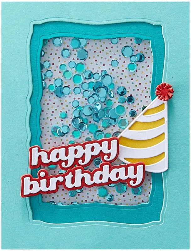Spellbinders Curved Rectangles Etched Dies 