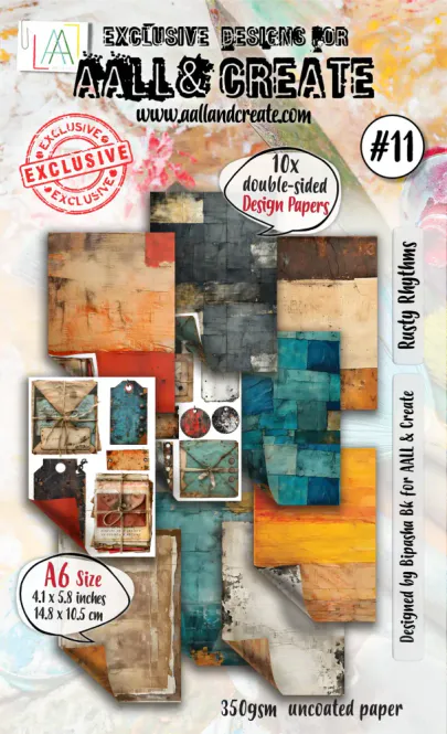 Hovedbilde #11 - A6 DESIGN PAPER - RUSTY ...