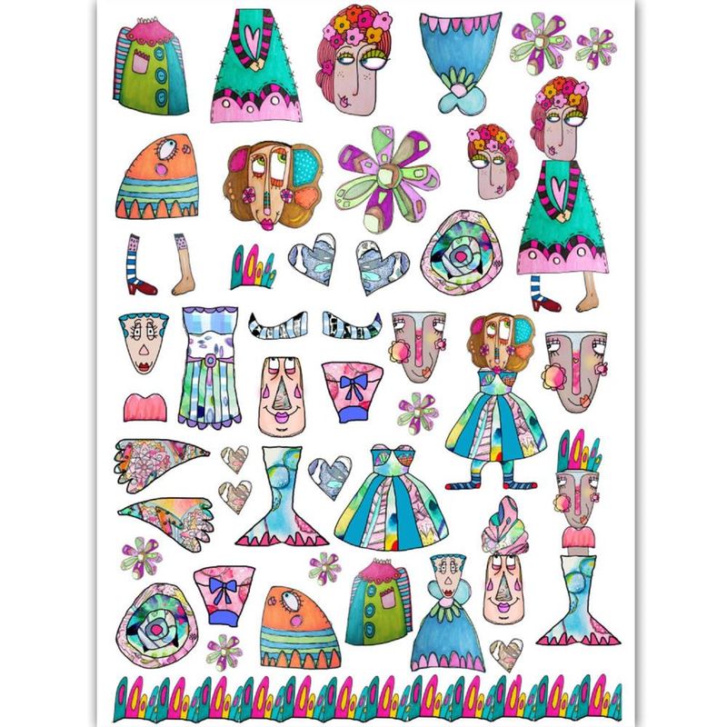 Beautiful Faces - Transfer Me Sheet