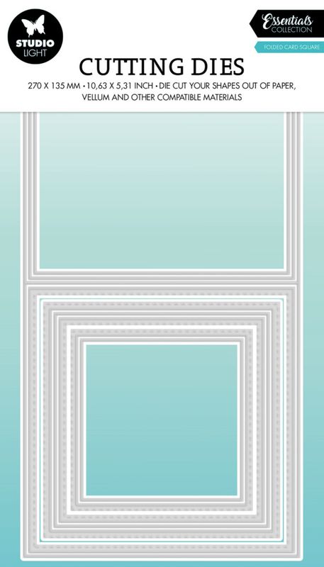 Folded Card Square Essentials Cutting Dies