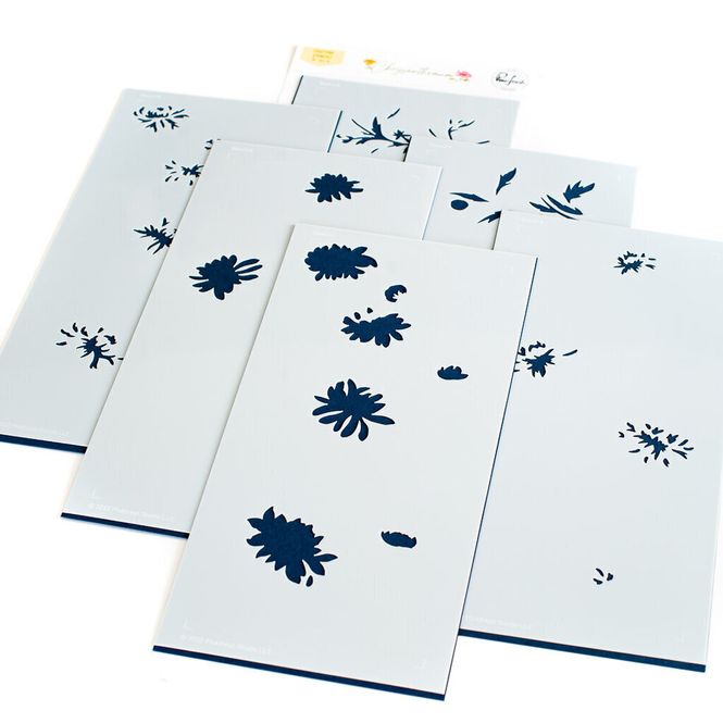 Hovedbilde Chrysanthemum - stencil