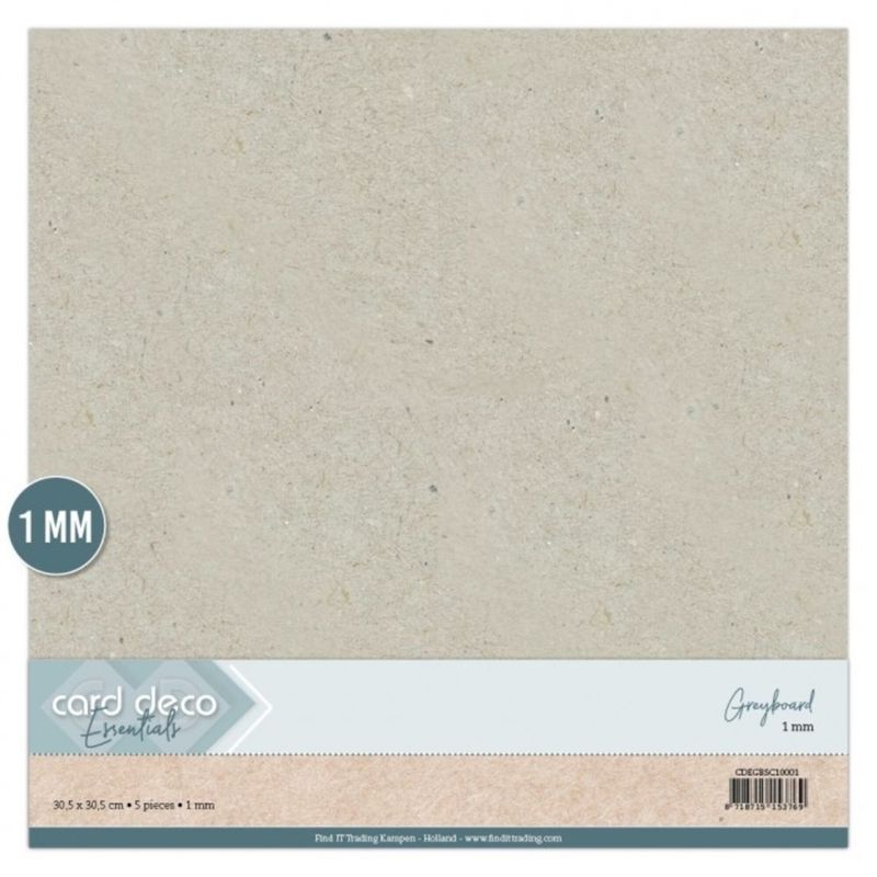 Greyboard 12x12 Inch 1mm (5pcs) 