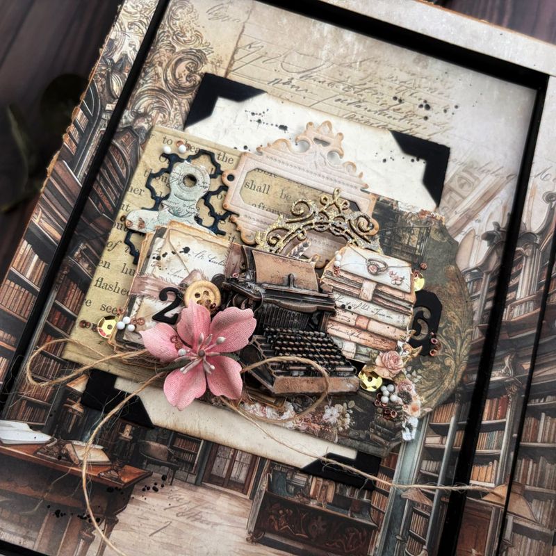 Rice paper 3, In the Library